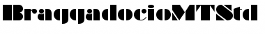 Download Braggadocio MT Std Font Download Braggadocio MT Std Font