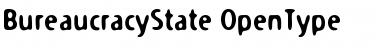 BureaucracyState Regular Font