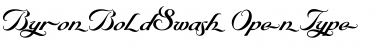 ByronBoldSwash&nbsp;Regular