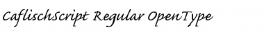 Download Caflisch Script Font