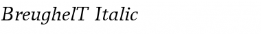 BreughelT Italic