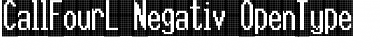 CallFourL-Negativ Font