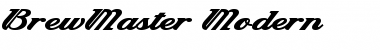 BrewMaster Modern Regular Font
