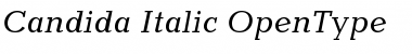 Candida Italic Font