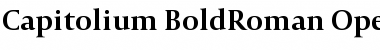 Capitolium BoldRoman Font