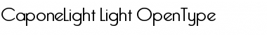 CaponeLight Font