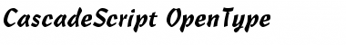 Cascade Script&nbsp;Regular