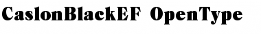 CaslonBlackEF Regular Font