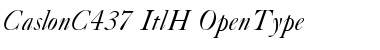 CaslonC437 ItalicH Font