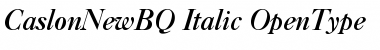 Download New Caslon BQ Font Download New Caslon BQ Font