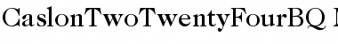 Download Caslon Two TwentyFour BQ Font