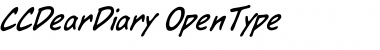 Download CCDearDiary Font