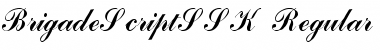 BrigadeScriptSSK Regular Font
