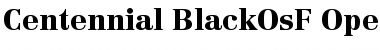 Centennial 95 Black OsF Font