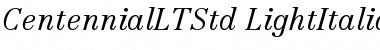 Centennial LT Std Font