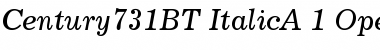 Century 731 Font