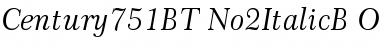 Century 751 Italic No.2 Font