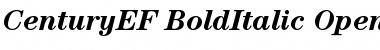 CenturyEF-BoldItalic Font