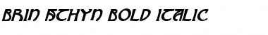 Download Brin Athyn Bold Italic Font