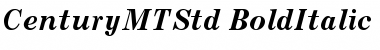 Century Std MT Bold Italic