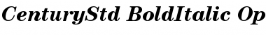 ITC Century Std Bold Italic Font