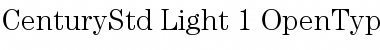 ITC Century Std Light Font