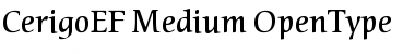 CerigoEF Medium Font