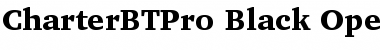 Charter BT Pro Black Font
