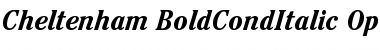 ITC Cheltenham Bold Condensed Italic Font