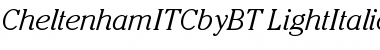 ITC Cheltenham Font