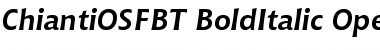 Bitstream Chianti Bold Italic OSF Font