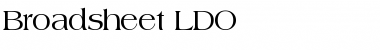 Broadsheet LDO