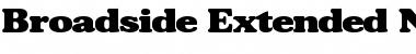 BroadsideExtended Normal Font