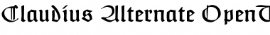 Download Claudius Alternate Font