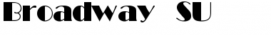Download Broadway SU Font Download Broadway SU Font
