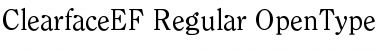 Download ClearfaceEF-Regular Font Download ClearfaceEF-Regular Font