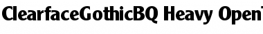 Download Clearface Gothic BQ Font Download Clearface Gothic BQ Font