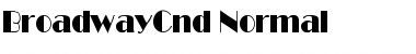 Download BroadwayCnd-Normal Font Download BroadwayCnd-Normal Font