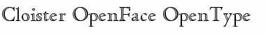 Cloister Open Face Font