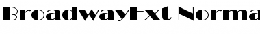 Download BroadwayExt-Normal Font Download BroadwayExt-Normal Font
