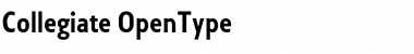 Download Collegiate Font