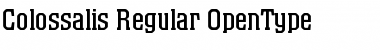 Colossalis Regular Font