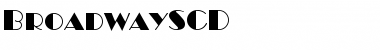 Download BroadwaySCD Font Download BroadwaySCD Font