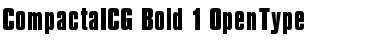 CompactaICG Bold Font