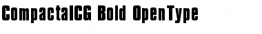 CompactaICG Bold Font