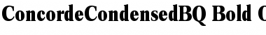 ConcordeCondensedBQ Font