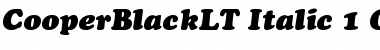 Download Cooper Black LT Font Download Cooper Black LT Font