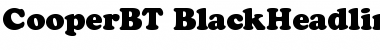 Bitstream Cooper Black Headline Font