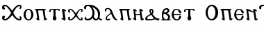 CopticAlphabet Regular Font