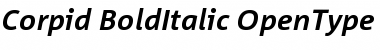 Corpid Bold Italic Font